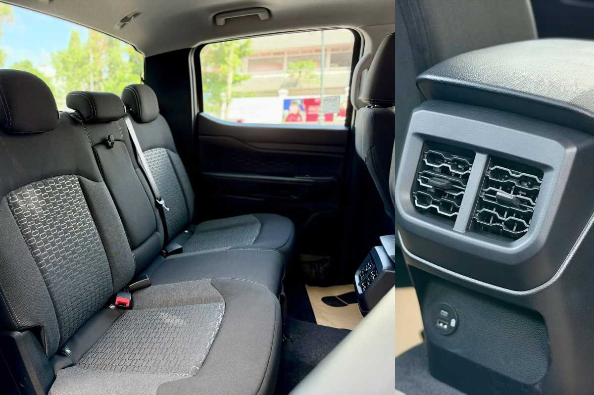 Nội Thất Ford Ranger XLS 10AT 4x2 2026 - Hàng ghế sau