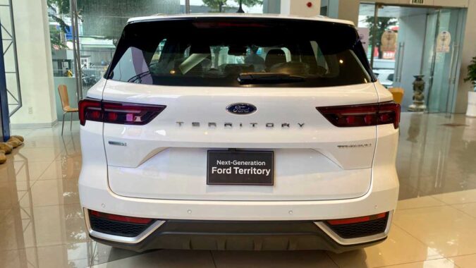 Đuôi xe Ford Territory phiên bản Titanium