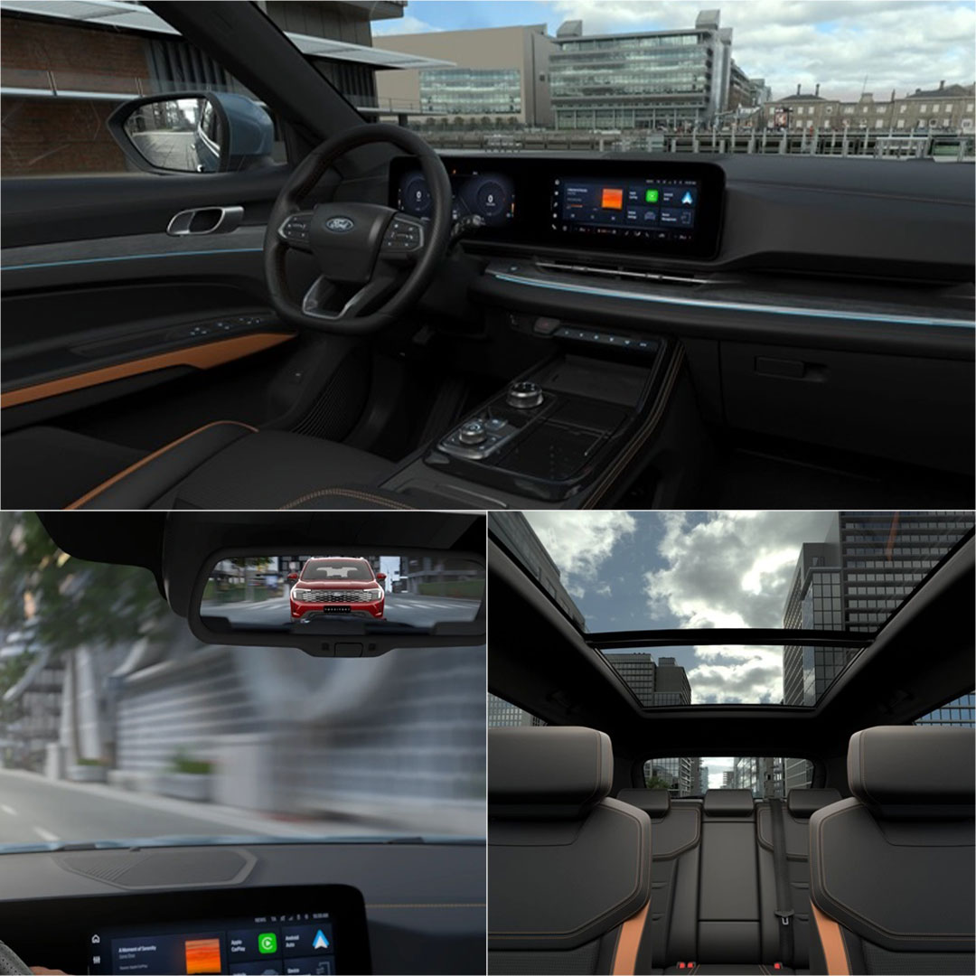 Thiết kế nội thất Ford Territory Titanium X 2025