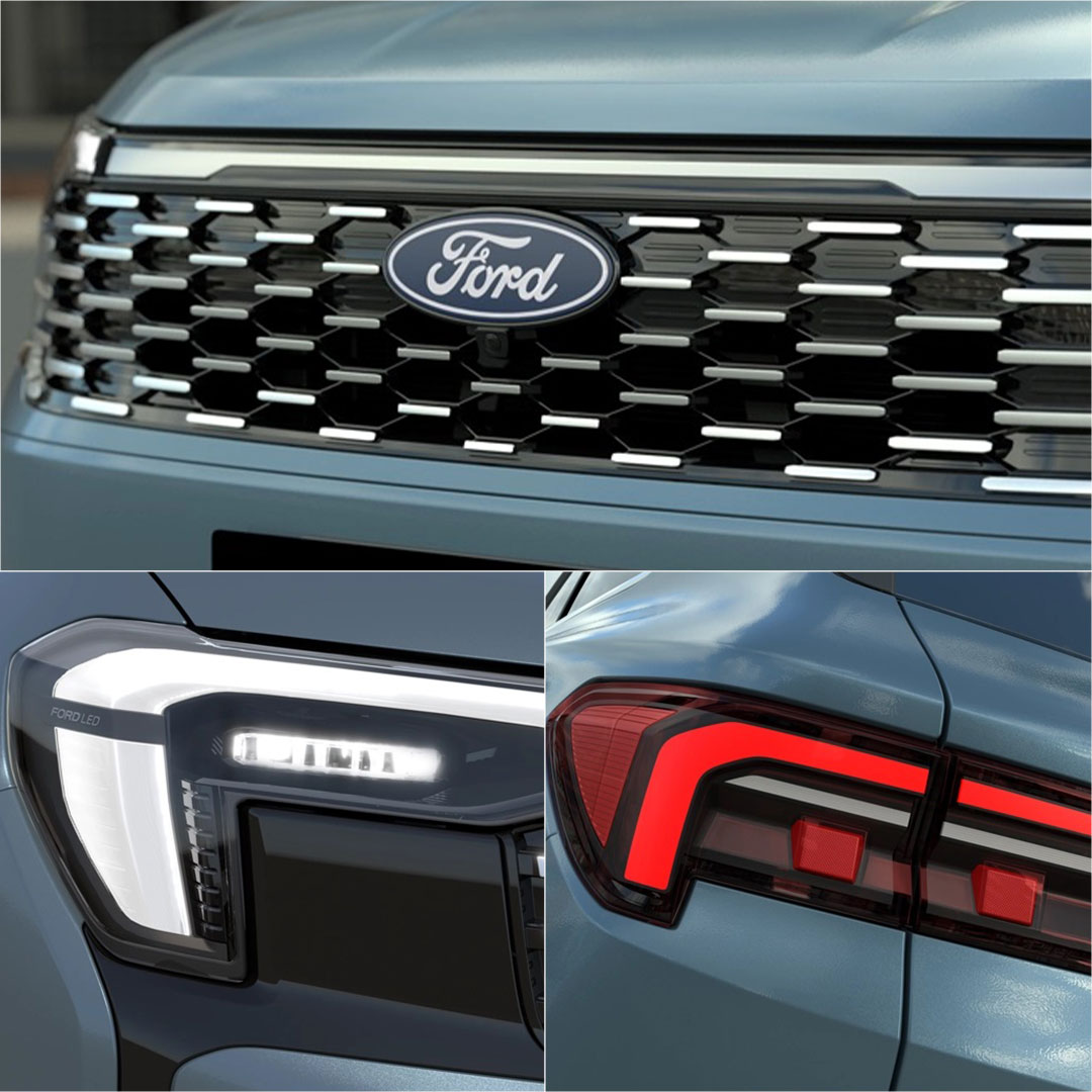 Thiết kế ngoại thất Ford Territory Titanium X 2025