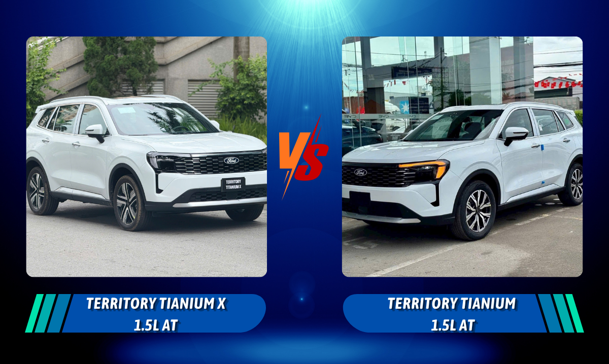 So Sánh Phiên Bản Ford Territory Titanium Và Titanium X 1