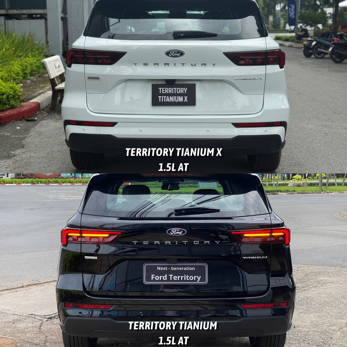 So Sánh Phiên Bản Ford Territory Titanium Và Titanium X 4