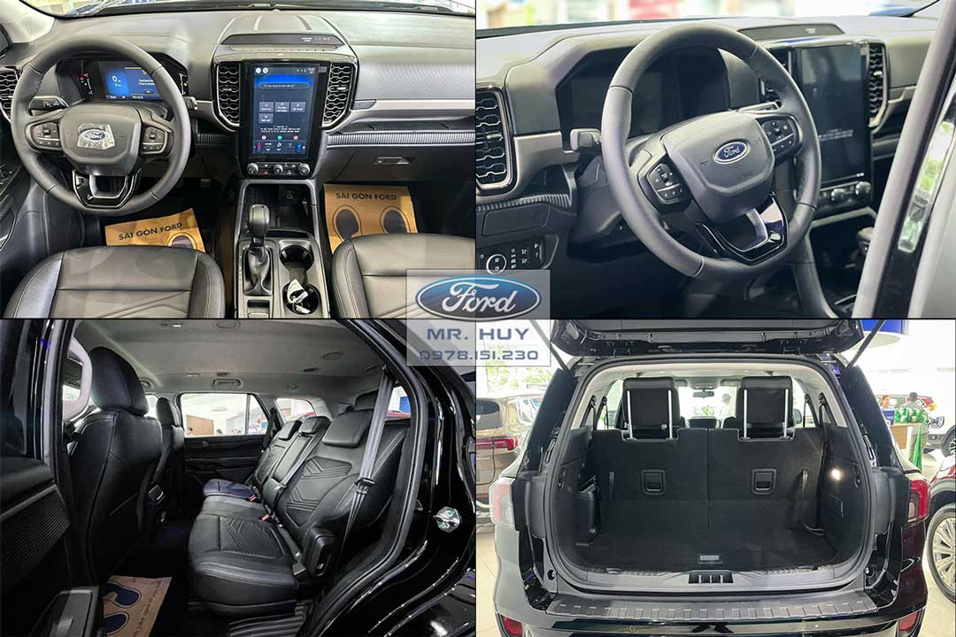 So sánh thiết kế nội thất Ford Everest Sport và Ambiente - Nội thất Everest Ambiente