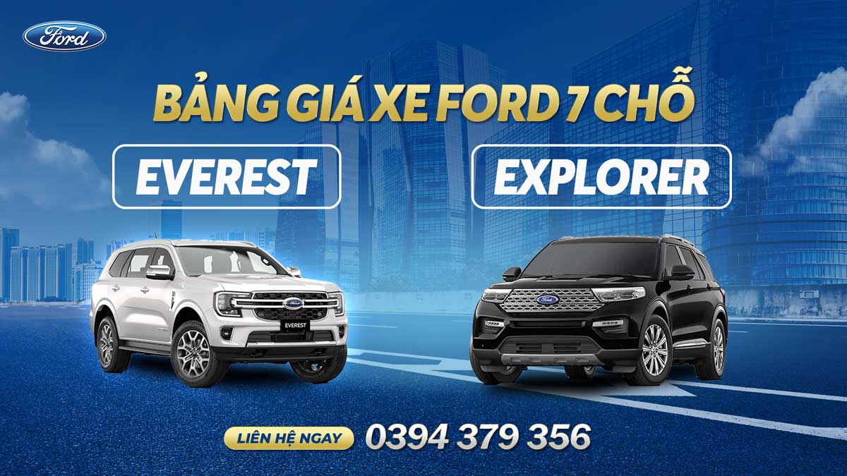 Giá xe Ford 7 chỗ