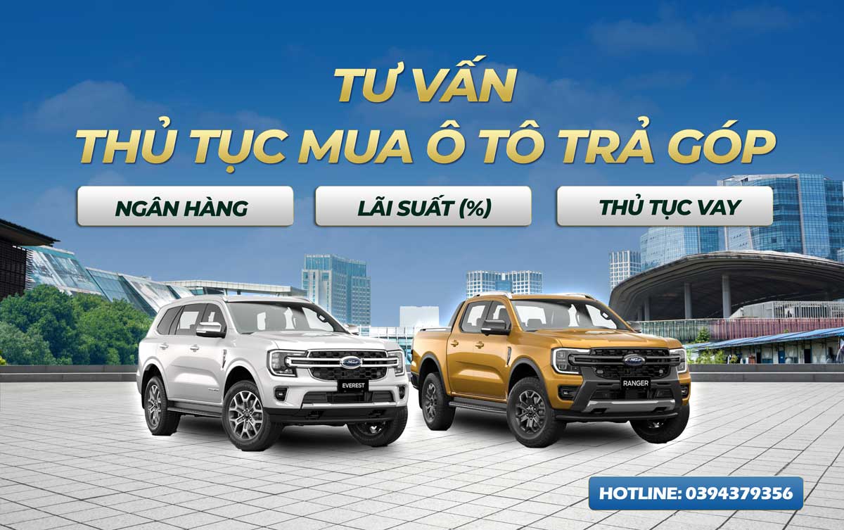 Thủ tục mua xe ô tô trả góp