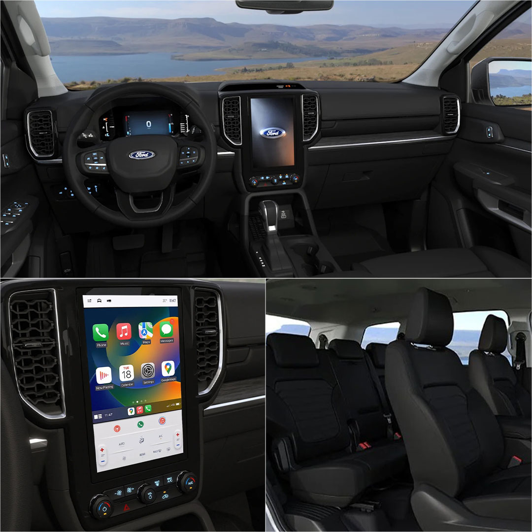 Thiết kế nội thất Ford Everest Sport SE