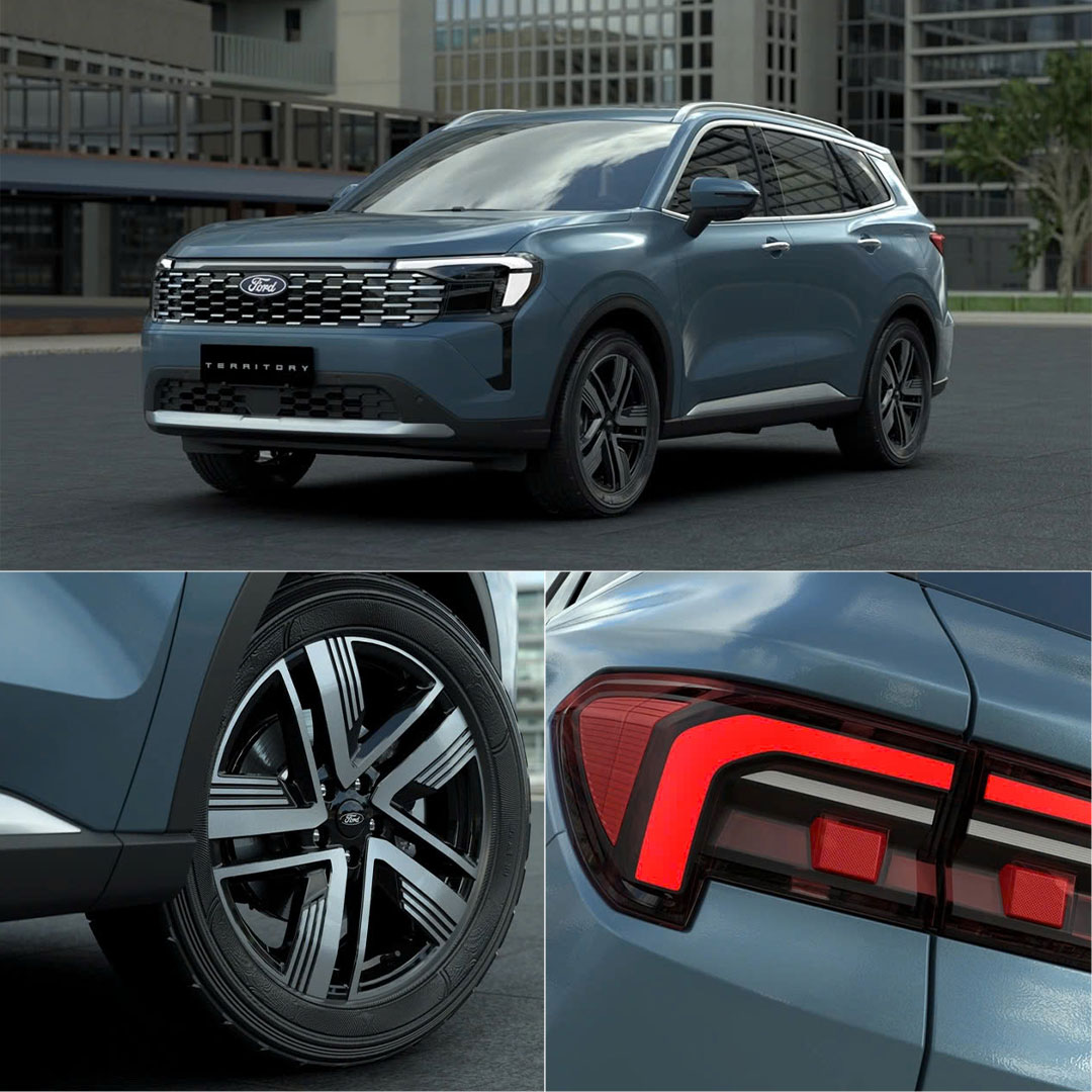 Thiết kế ngoại thất Ford Territory 2025