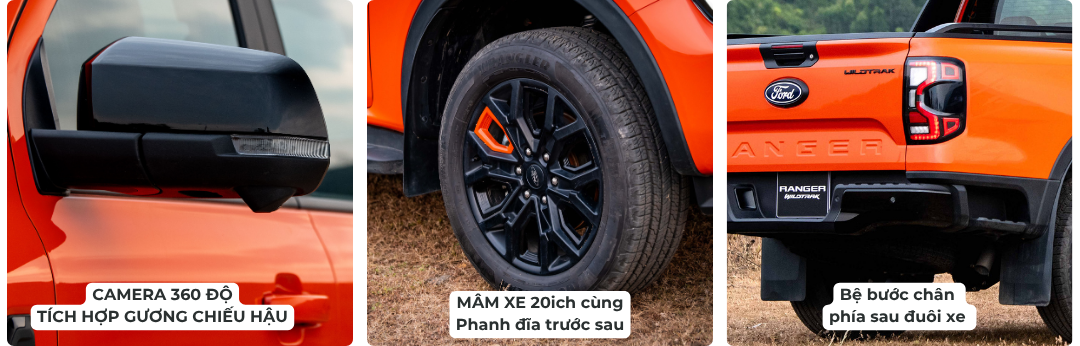 Ford Ranger Wildtrak 3.0L V6 MỚI: Giá Xe, Thông Số Và Đánh Giá 20 Ngoại thất ấn tượng